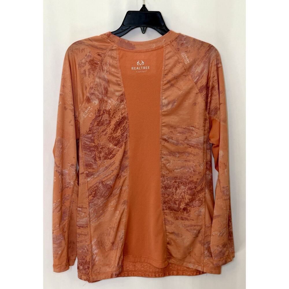 REALTREE Fishing Fishing Shirt w/ Thumb Holes & Split Sides, Women’s Size Medium - Picture 4 of 6